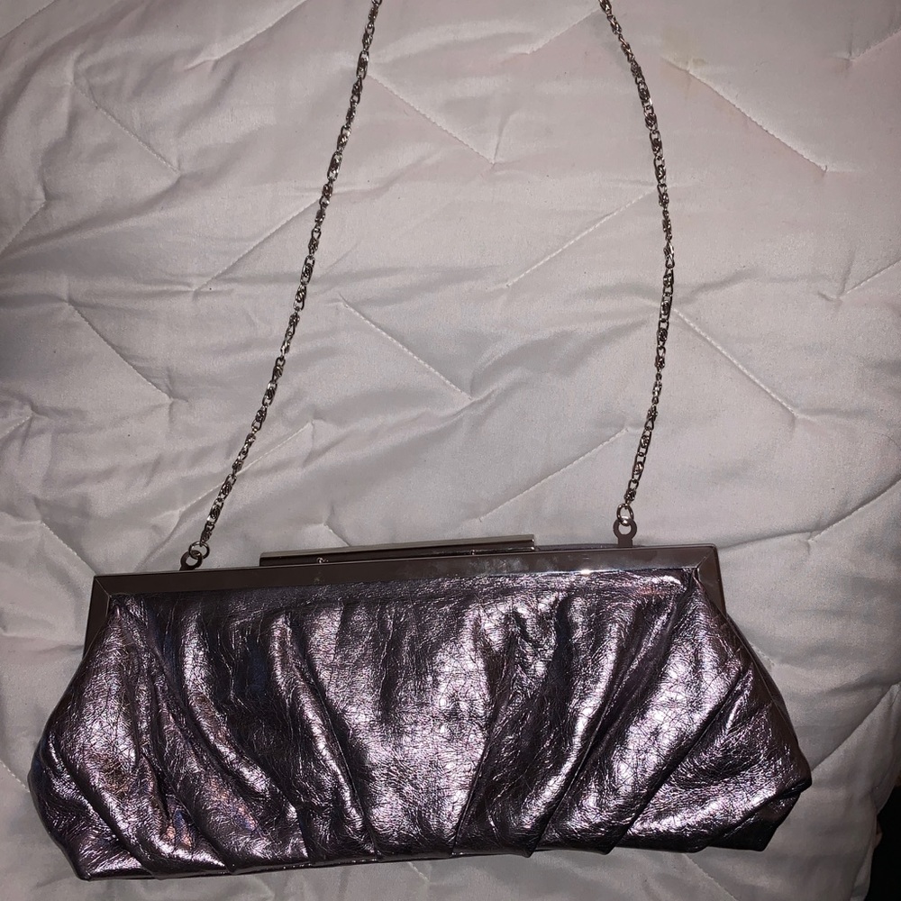 Silver Clutch Bag